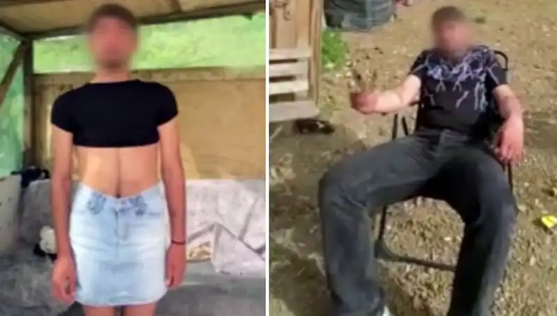 Hırsızlar, Kurbanlarıyla Alay Ederek Kadın Kıyafeti Giydirip Video Çekti