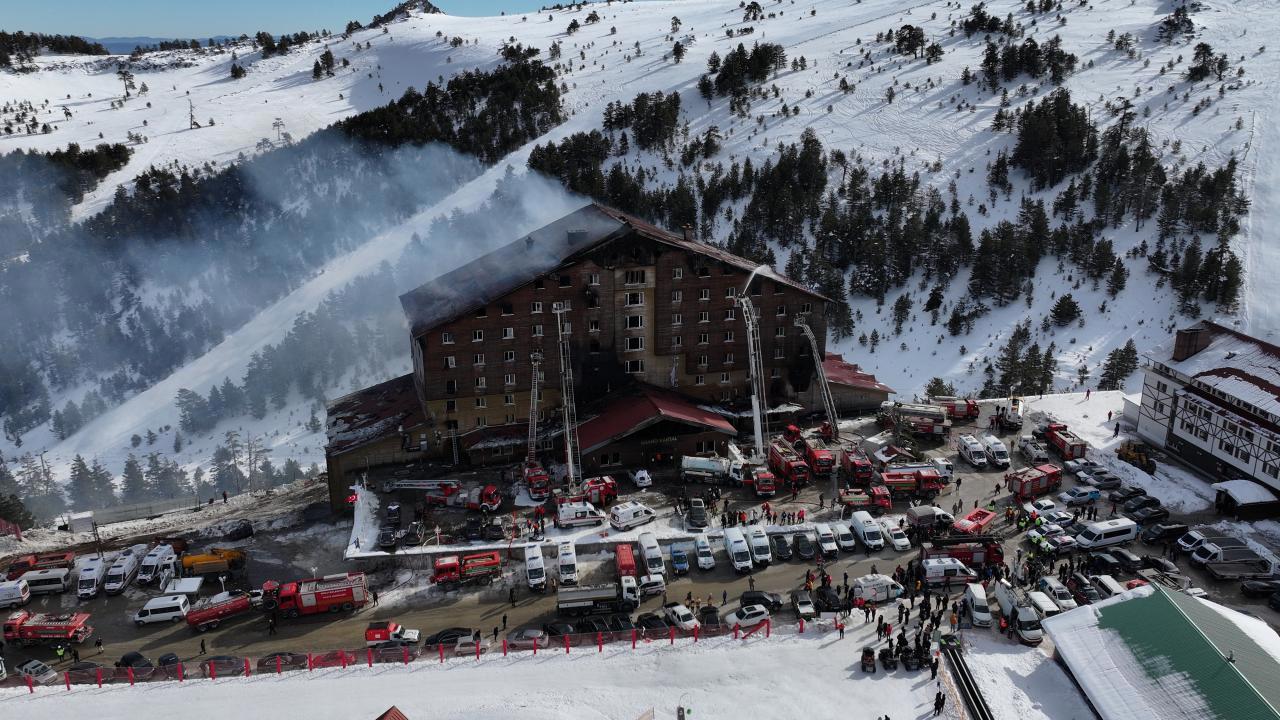 Kartalkaya'daki Otel Yangınında 6 Zanlı Tutuklandı