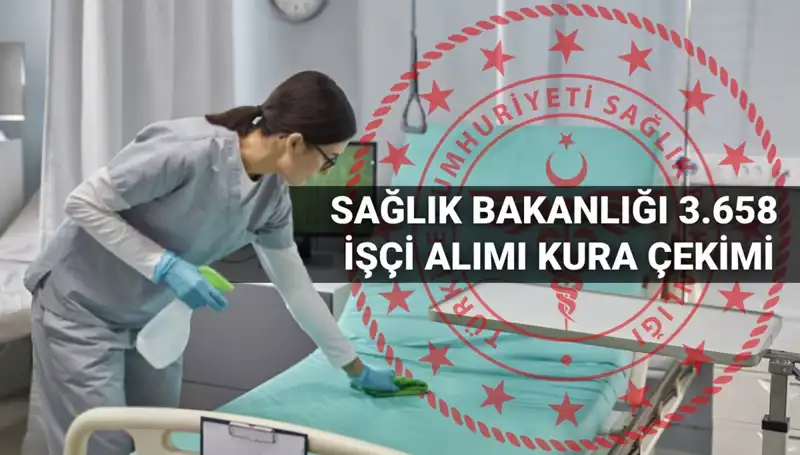 Sağlık Bakanlığı 2025'te 3.658 İşçi Alımı Kura Takvimi Açıklandı!