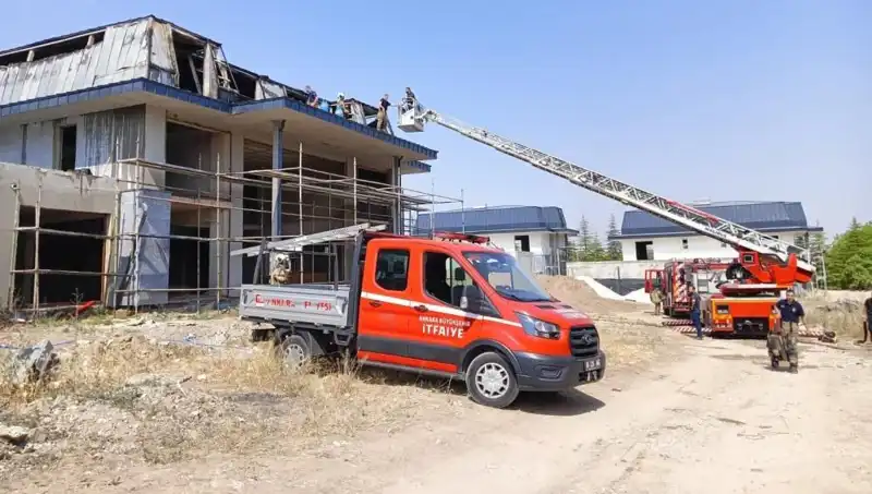 Gölbaşı’ndaki Villalar İçin Korkutan Yangın Alarmı: Neler Yaşandı?