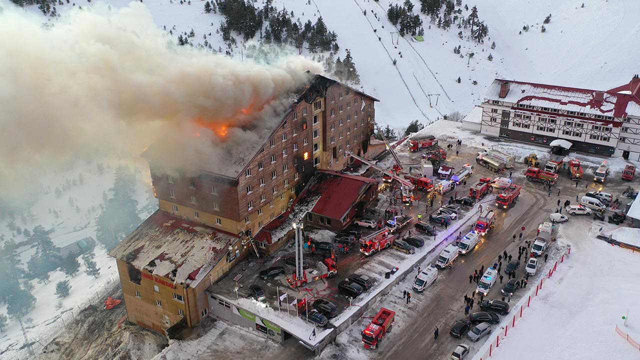 Kartalkaya Kayak Merkezi'nde Otelden Yangın Faciası: 10 Ölü, 32 Yaralı