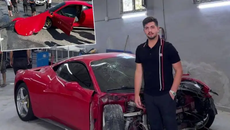 Hurdaya Dönen 15 Milyonluk Ferrari: Sahibinden Çarpıcı Açıklama!