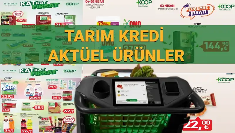 Tarım Kredi Marketleri'nde 4-7 Nisan İndirimli Ürünlerle Tasarruf Zamanı!